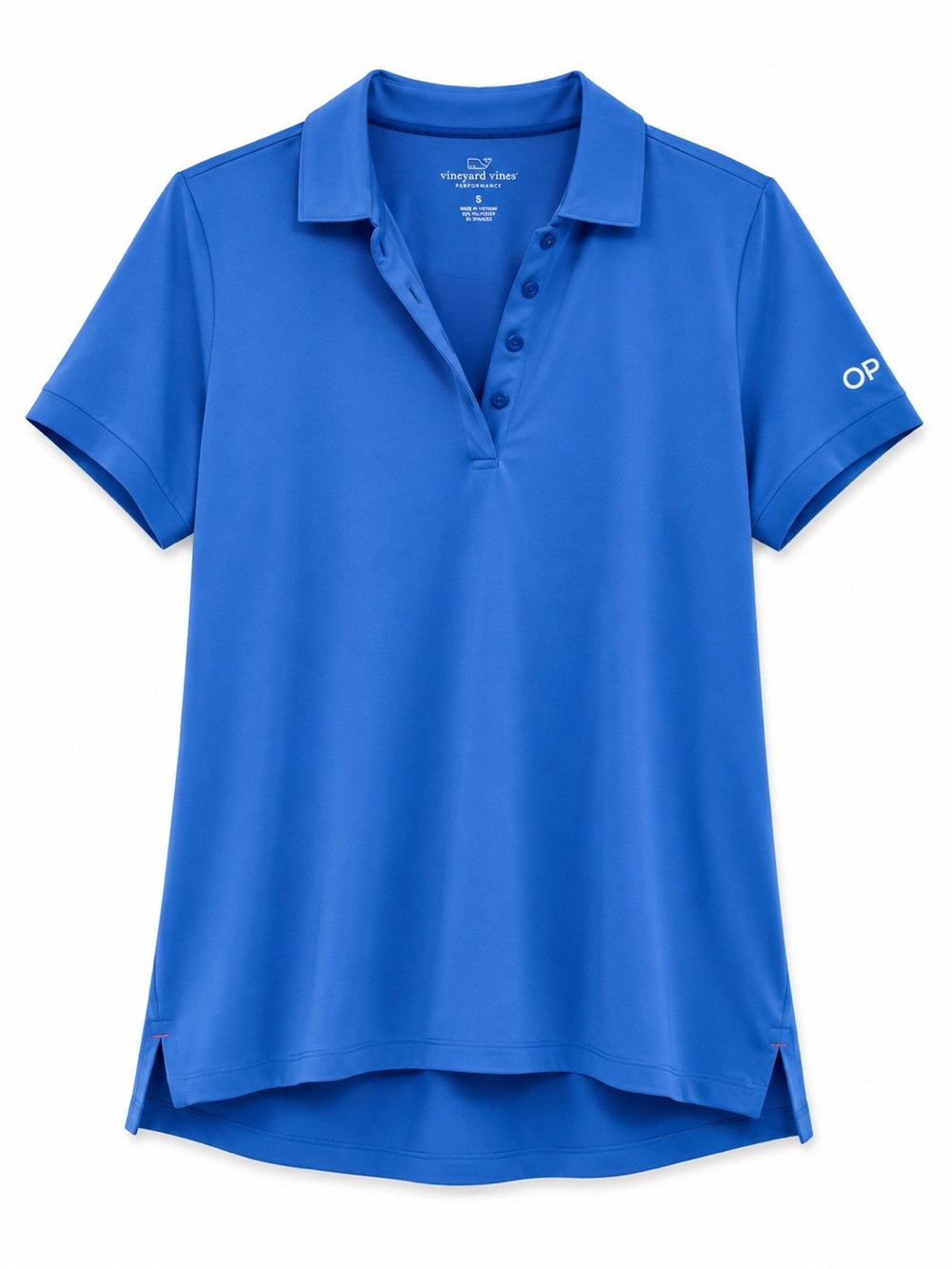 Peter Millar Women's Short-Sleeve Polo in Cobalt Blue